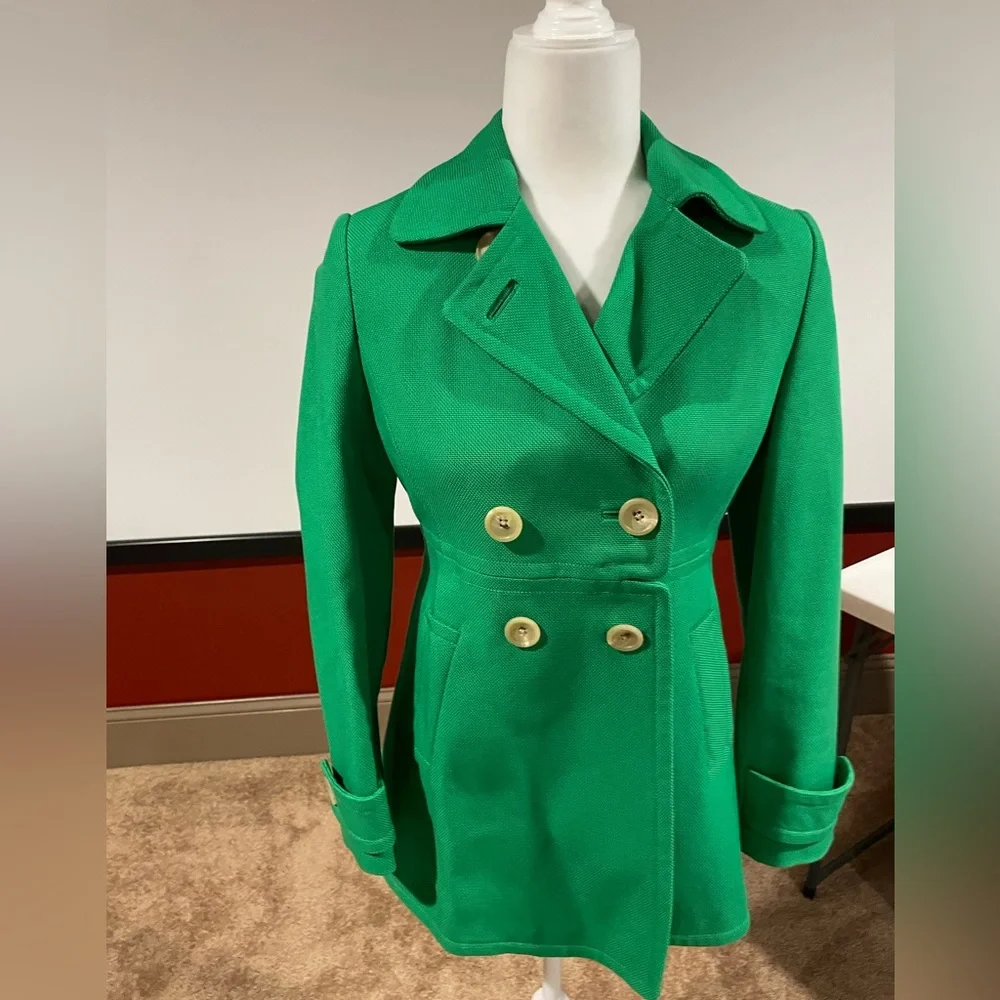 Banana Republic green jacket. Petite small. - Picture 8 of 14